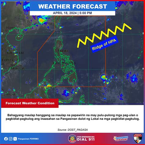 weather forecast today pangasinan|10.